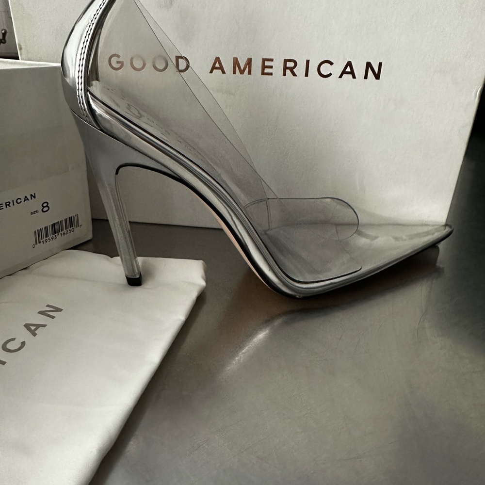 NWT Good American Cinderella Glass slipper